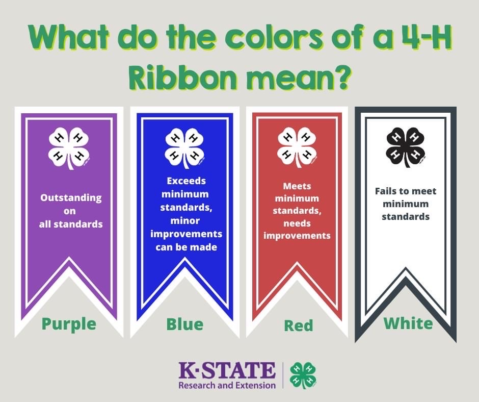4-H Ribbon Meanings
